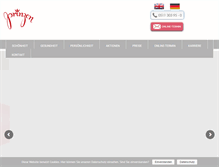 Tablet Screenshot of prinzen-hannover.de